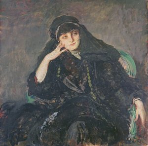 アンナ、ノワイユ伯爵夫人、1912 作： Jacques Emile Blanche